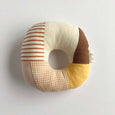 patchwork doughnut rattle