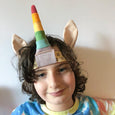 rainbow unicorn adjustable ears