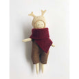 forest friends small doll reindeer hat