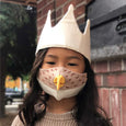 owl costume mask and crown set