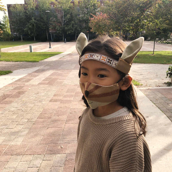 chipmunk costume dress-up mask and ears set