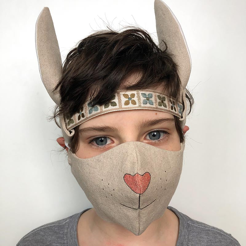 bunny rabbit face mask
