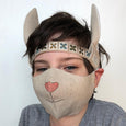 bunny rabbit face mask