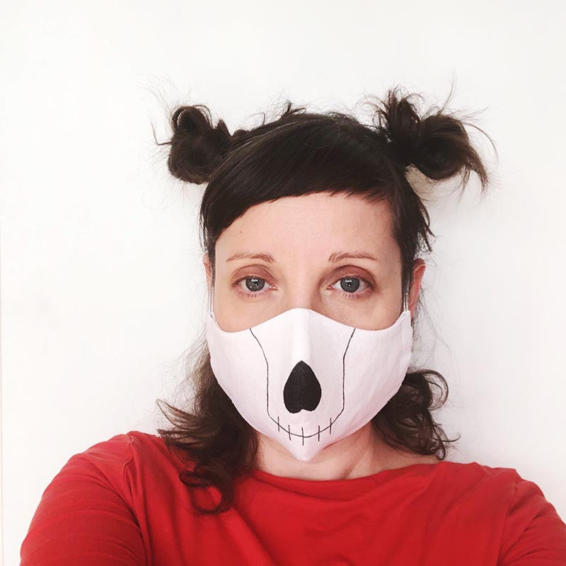 skeleton face mask
